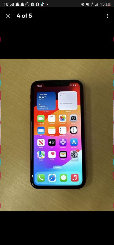 Apple iPhone 11 (PRODUCT)RED - 128GB (Unlocked) ***NO FACE ID***