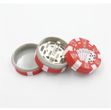 Grinder pour Weed en Forme de Jeton de Poker