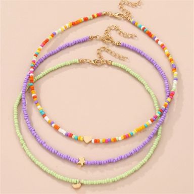 Summer Pastel Necklace (SET of 3)