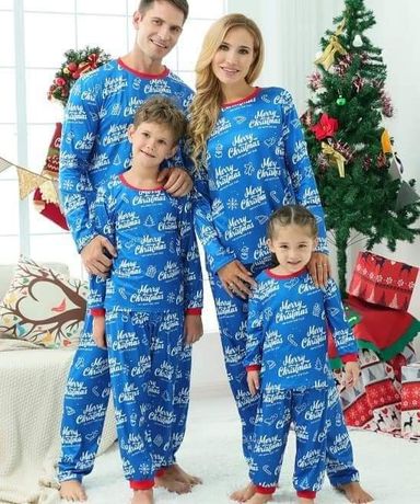 Blue Merry Christmas PJ 