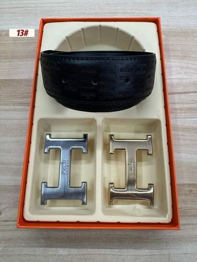 Hermes 3 piece belt set