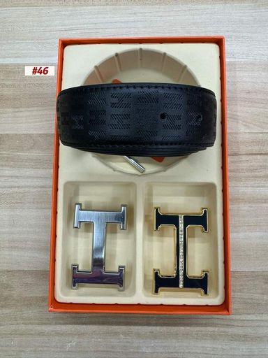 Hermes 3 piece belt set