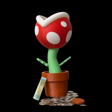 Super Mario Piranha Plant Piggy Bank!