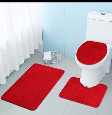 Super absorbent 3 pcs Bathroom/Toilet mats 