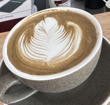 Hojicha latte