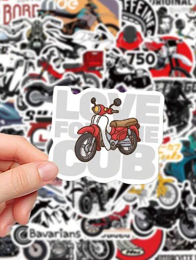 Mini Stickers Moto