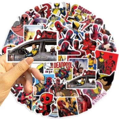 Mini Stickers Wolverine et Deadpool