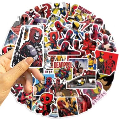 Mini Stickers Wolverine et Deadpool