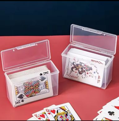 Boîte de Rangement de Cartes en Plastique Transparent