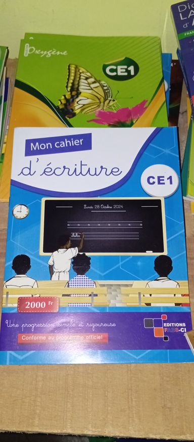 Mon cahier d'écriture CE1