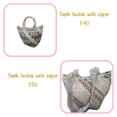 Sepik basket with zipper 