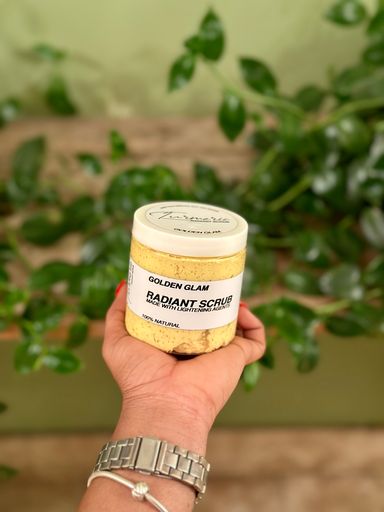 Turmeric radiant scrub 