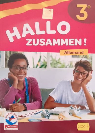 Allemand / HALO Zusammen - 3ieme (JD Editions)