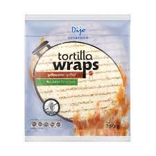 Dijo Grilled Tortilla Wraps (4 Pieces) - palm oil free