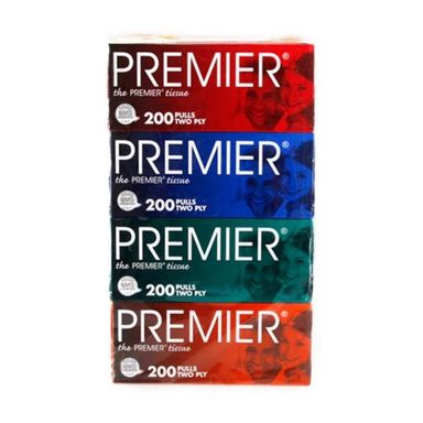 Facial Tissue Box Premier 200'sx4x12