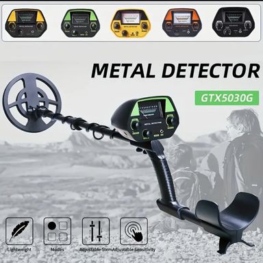 Professional GTX 5030 Underground Metal Detector - High-Precision, Portable, Easy-to-Operate Device for Detecting Copper, Iron Coins and Other Metals - No Batteries Included, Ideal for Treasure Hunting and Archaeological Exploration