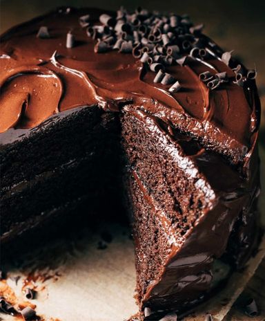 Moist Chocolate Cake (3 Layers}