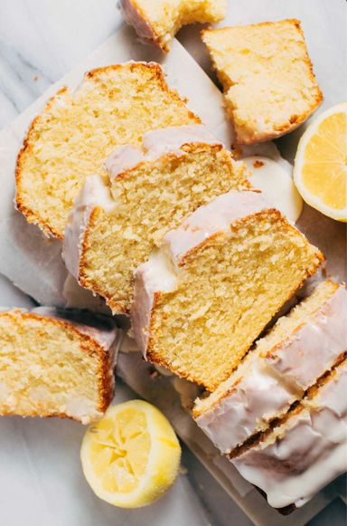 Lemon Glazed Loaf Cake