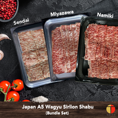 [Exclusive Bundle] Miyazawa + Namiki + Sendai Striploin Shabu 600g