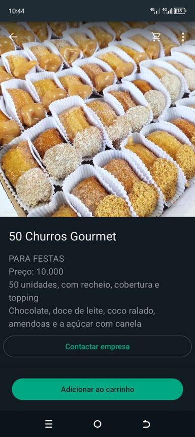 50 Churros Goumet 