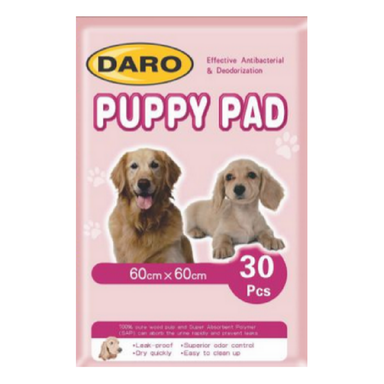 PUPPY TRAINING PADS 600X600MM 30PCS