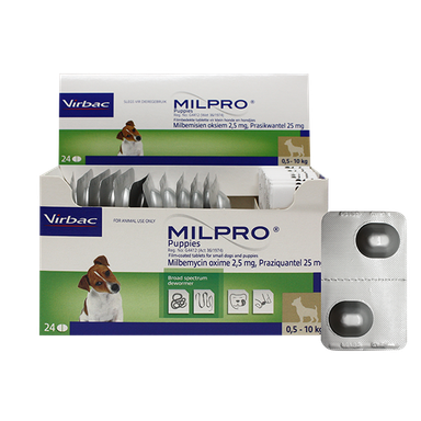 MILPRO DEWORMER - PUPPY 24's