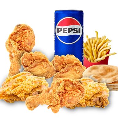 (6PCS) BROASTED CHICKEN (FAMILY PACK) (6قطع دجاج بروستد (حجم عائلي