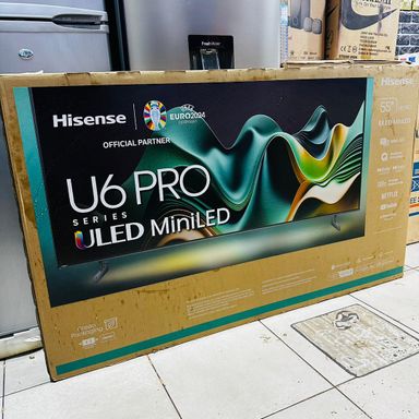 Hisense 55" Quantum Dot ULED U6 PRO SMART TV QUANTUM DOT colors New Model 2024