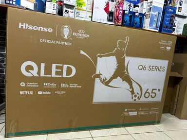 Hisense 65 Inch QLED, Q6 Series, UHD 4K 65Q6N Smart VIDAA TV (2024)