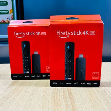 Amazon Fire TV Stick 4K Max streaming device, supports Wi-Fi 6E, free & live TV without cable or satellite