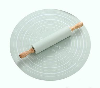 Silicone Baking Mat with  Rolling Pin Set