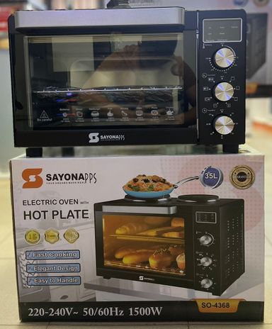 Sayona 35L Electric mini Oven with hot plates | SO-4368