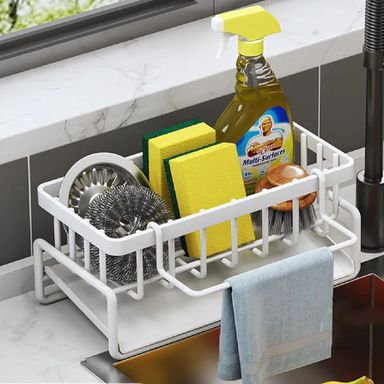 Sink Caddy with  towel holder 