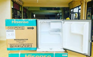 Hisense 60L mini fridge RR60DAGS0 with freezer