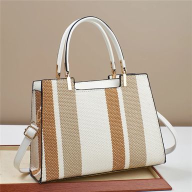 Fashion Colour Contrast Canvas Bags