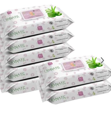 Innate Whites wet baby wipes 80 pc with Lid pack