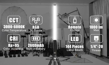 Bastão De Led RGB Luxceo Q508A