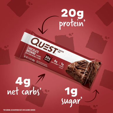 QUEST Chocolate Brownie Protein Bar