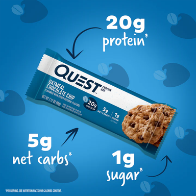 QUEST Oatmeal Chocolate Chip Protein Bar