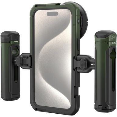 SMALLRIG DUAL HANDHELD PHONE CAGE KIT FOR IPHONE 15 PRO MAX