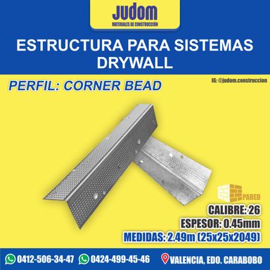 07JG0753│ESQUINERO  (2440x25x25x0.40mm)	cal 26