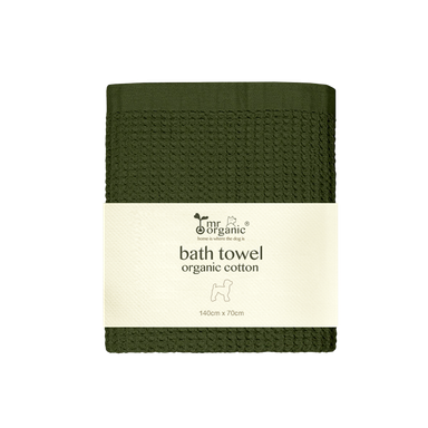 organic cotton bath towel ( dark brown )