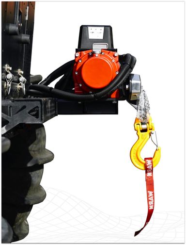 Winch (1 pcs) incl. mounting