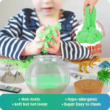 Dinosaur Terrarium Kit for Youngsters - Educational DIY Craft Set