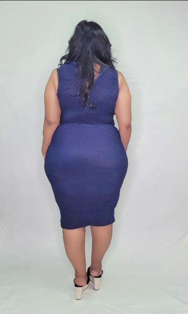 Waist peep bodycon