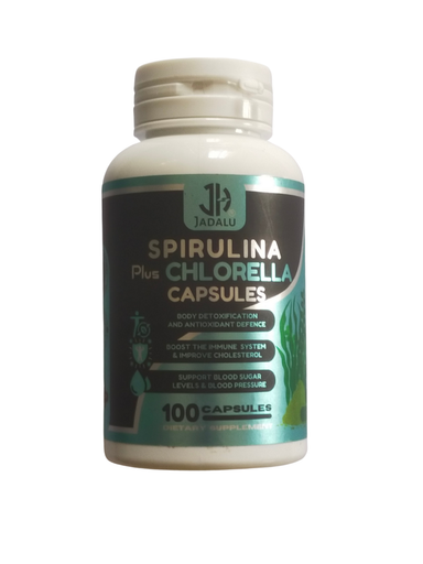 Spirulina and Chlorella Capsules 