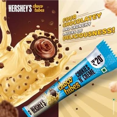 Hersheys Choco Tubes Cookie n Creme 25g