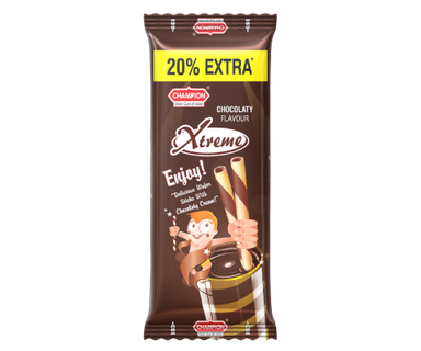 Champion Gold Xtreme Wafer Roll Chocolate 24g Pouch