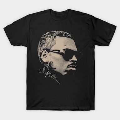 Chris Brown face limited edition Tee