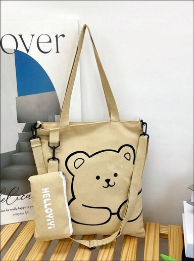 Canvas School Tote 